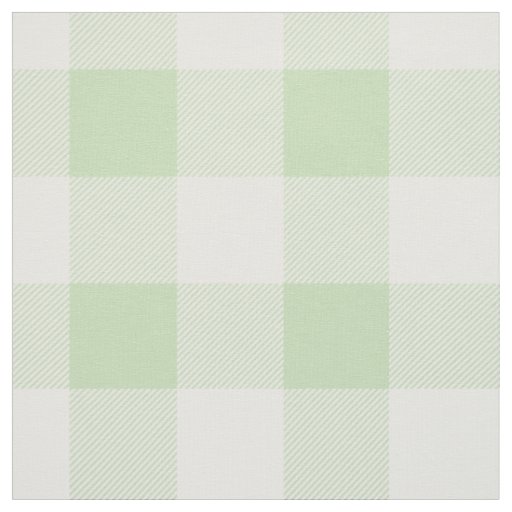 Green Buffalo Check Pattern Fabric