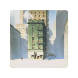 Green Building in New York Winter Metal Print