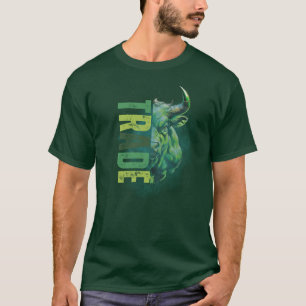 Green bull Trade Design T-Shirt