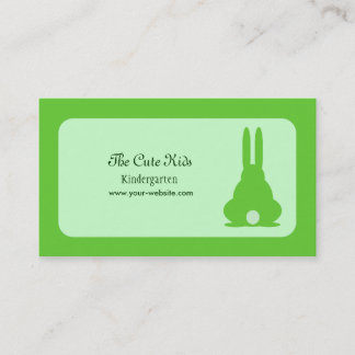 Green Bunny Business Card
