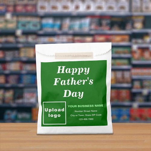 Green Business Brand Fathers Day Paper Bag