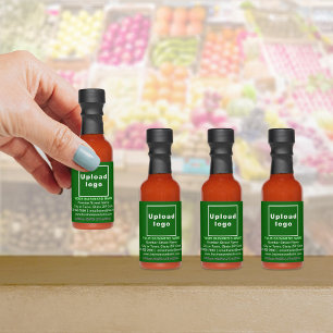 Green Business Brand on Hot Sauce