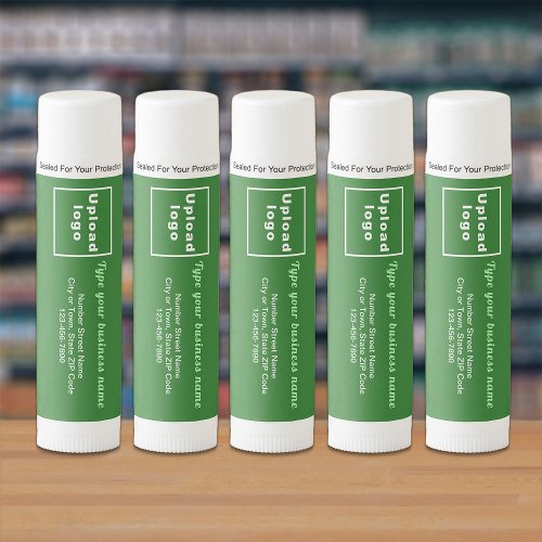 Green Business Brand on Lip Balm