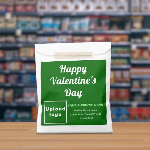 Green Business Brand Valentine Paper Bag