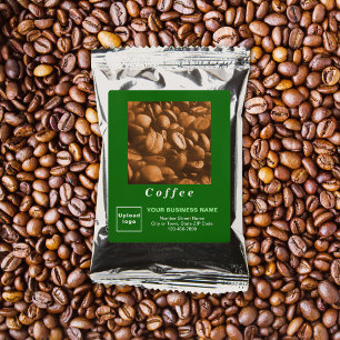 Green Business Branding on Coffee Drink Mix
