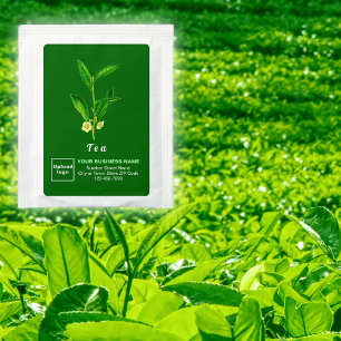 Green Business Branding on Tea Drink Mix