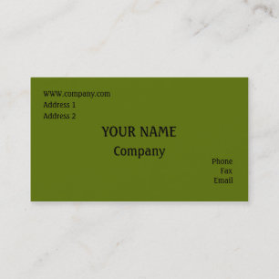 Green Business Card