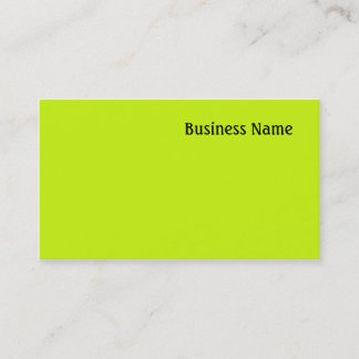 Green Business Card