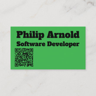 Green business card