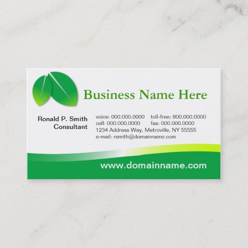 Green Business Card