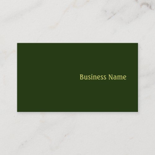 Green Business Cards