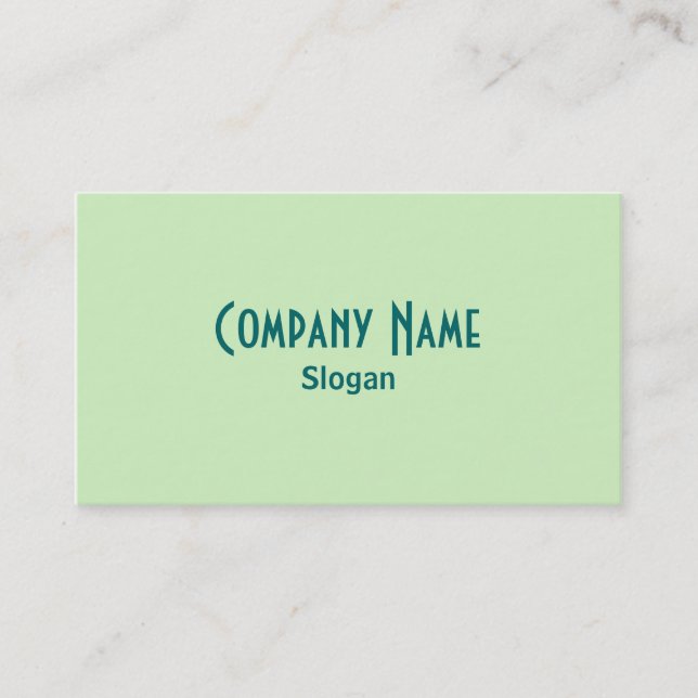 Green Business Card (Front)