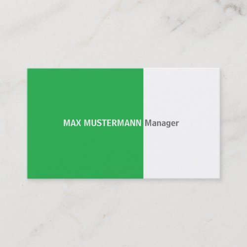 becomes green visiting card business card template