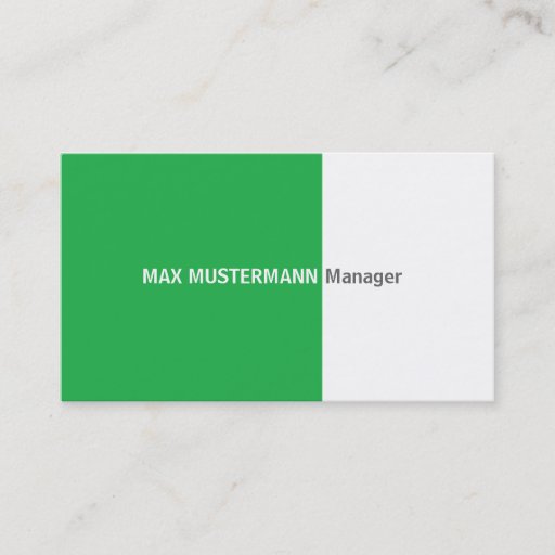Customizable becomes green visiting card business card template