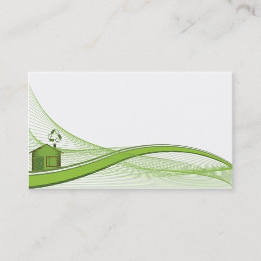Customizable Green Business Card 1