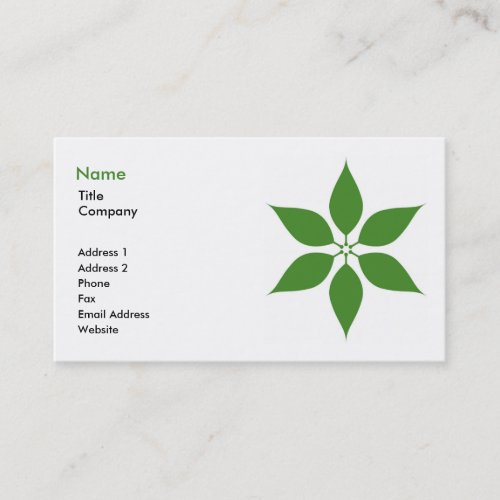 Green Business Card 2