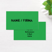 Green Business Cards (Desk)