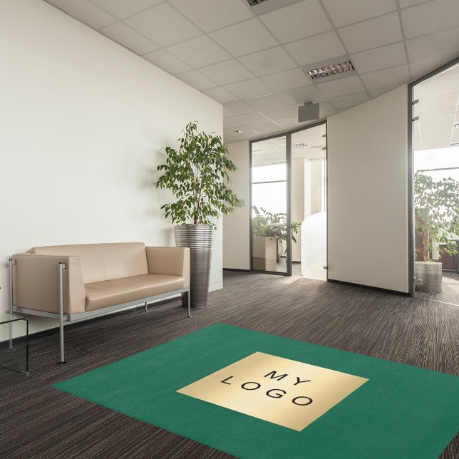 Green business logo rug (Creator Uploaded)
