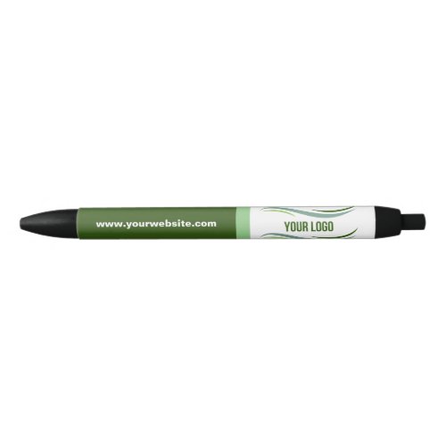 Green Business Promotional Pen with Logo  Website