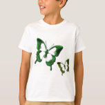 Green Butterflies Children's T-Shirt