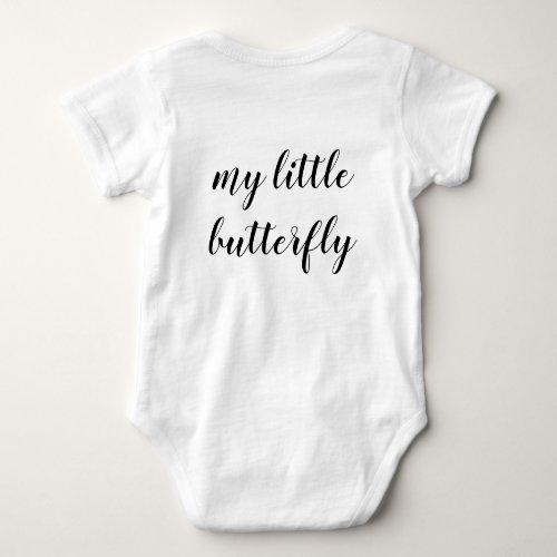 Green Butterfly Baby Bodysuit