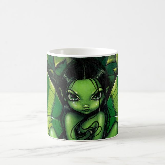 "Green Butterfly Fantasy" Mug (Center)