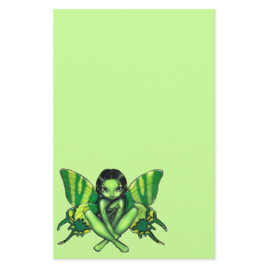 "Green Butterfly Fantasy" Stationery