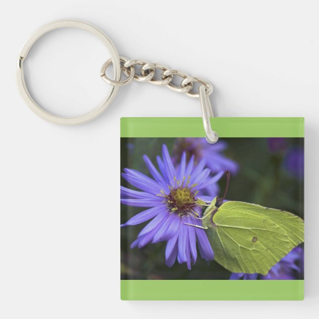 Green Butterfly Keychain (Front)