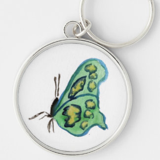 Green Butterfly Keychain Pendant