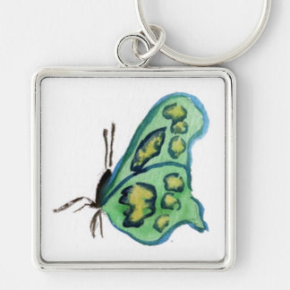 Green Butterfly Keychain Pendant
