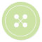 Green Button Baby Shower Favor Sticker