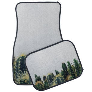 GREEN CACTI CAR FLOOR MAT
