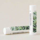 Green Cactus Abstract Pattern  Lip Balm (Back)