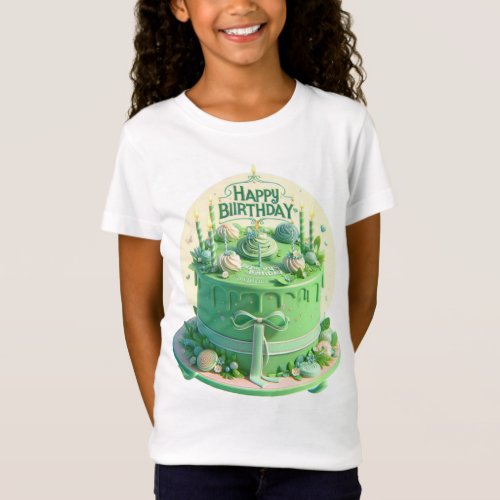 Green Cake Image T_Shirt