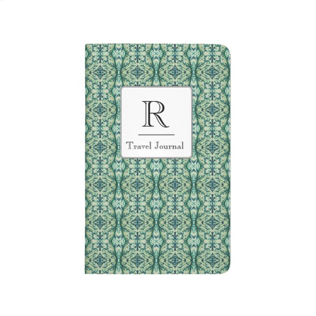 Green Caladium Pocket Journal (Front)