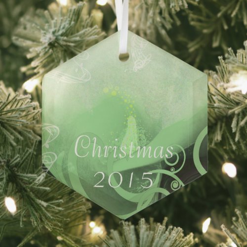 Green Calla Lily Christmas Ornament