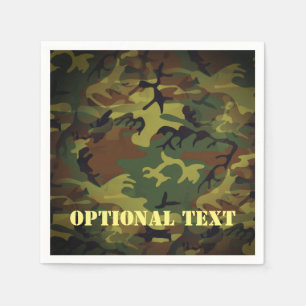 Green Cammo Napkins