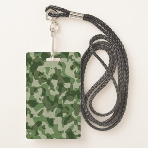 Green Camo Badge