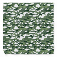 Green Camo Print Bandana, Zazzle