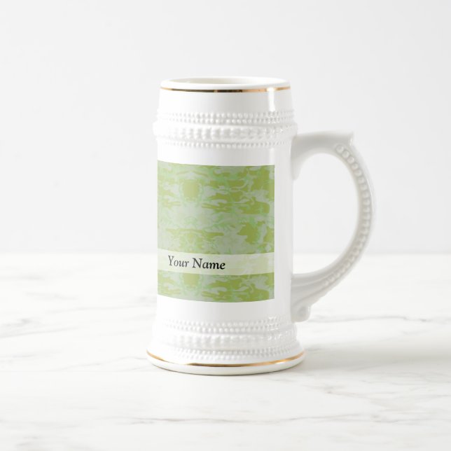 Green camo beer stein (Right)