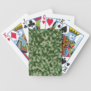 Green Camo Bicycle Playing Cards Green Camo Bicycle Playing Cards