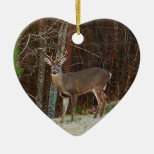 Green Camo,Camouflage Deer personalized Ceramic Ornament