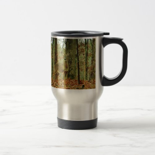 Green CamoCamouflage Deer Travel Mug