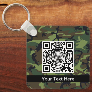Green Camo, Camouflage, Military, Army Keychain