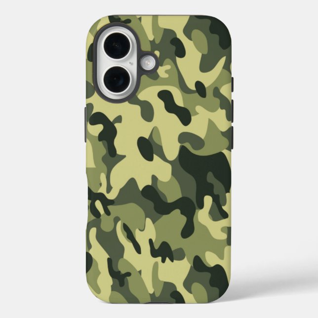 Green Camo Case-Mate iPhone Case (Back)