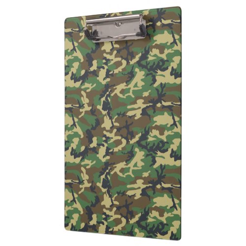 Green Camo Clipboard