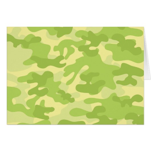 Green Camo Design Cards (Front Horizontal)