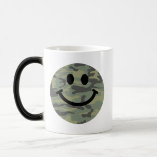Green Camo Face Color Morph Mug