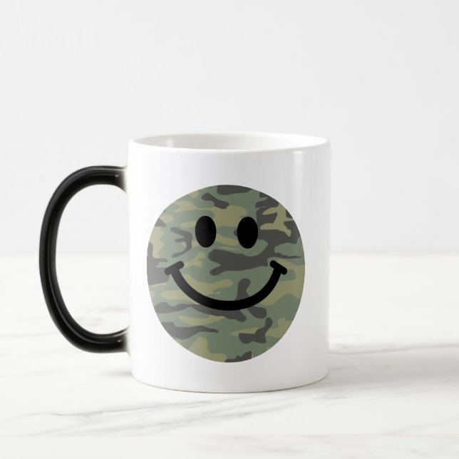 Green Camo Face Color Morph Mug (Left)