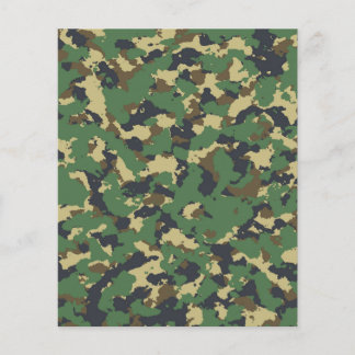 Green camo flyer